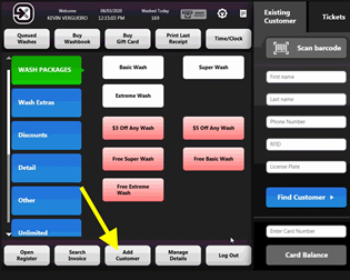 POS X Action Buttons