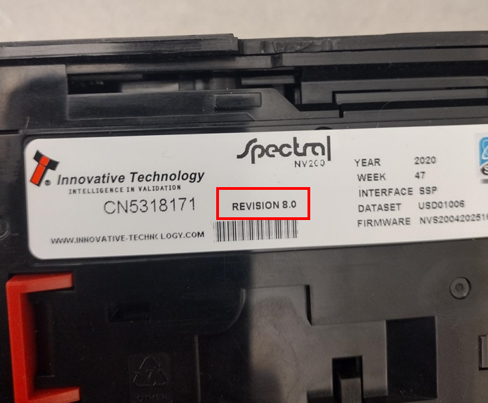 NV200 Bill Acceptor/Smart Payout Troubleshooting and Error Codes