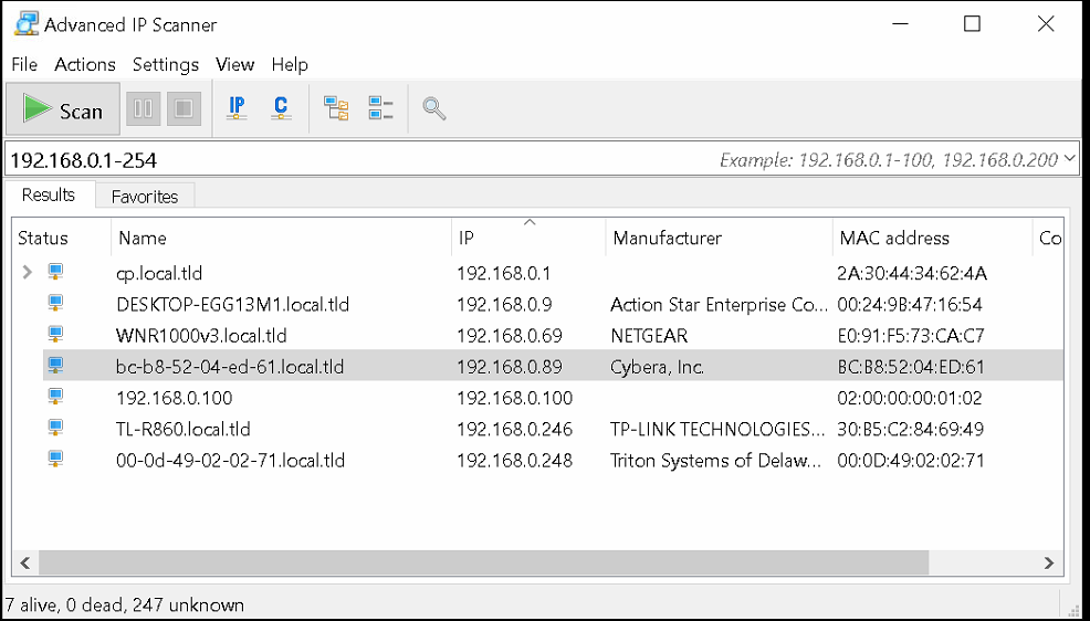 GPIC- Troubleshoot Live View / Backup / Test Page